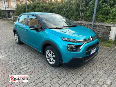 Begagnad Citroën C3 Feel 102 HK (75 kW) 2022 Blå Halvkombi