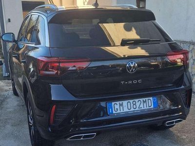 Usata VW T-Roc R-line 150 CV (110 kW) 2023 Nero SUV