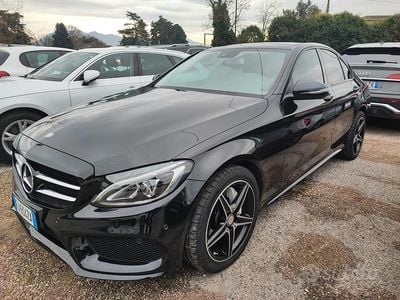 Usata Mercedes C250 Premium 204 CV (150 kW) 2017 Nero Berlina