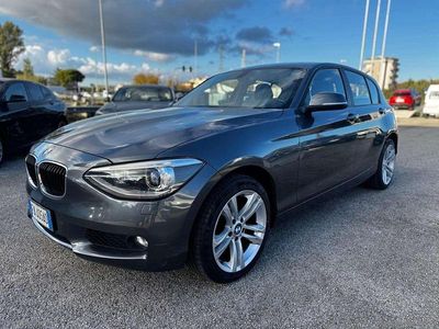Usata BMW 116 Sport Line 184 CV (135 kW) 2013 Grigio Utilitaria