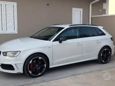 Usata Audi A3 S-Line 2016 Bianco Berlina