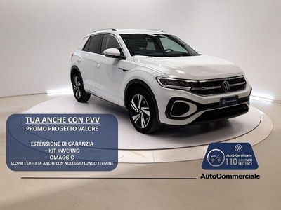 Usata VW T-Roc R-line 110 CV (80 kW) 2023 Bianco SUV