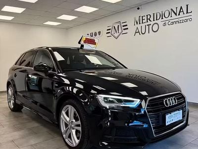 Usado Audi A3 S-Line 150 CV (110 kW) 2020 Negro Berlina