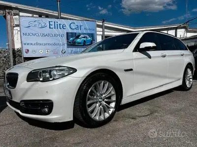 Usata BMW 520 Luxury Line 190 CV (139 kW) 2015 Bianco Station wagon