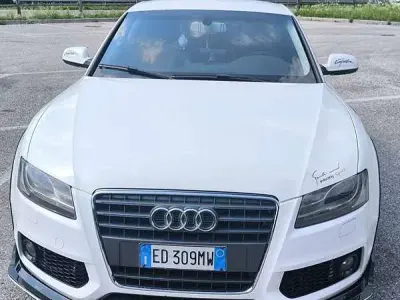 Usata Audi A5 S-Line 170 CV (125 kW) 2010 Bianco Coupé