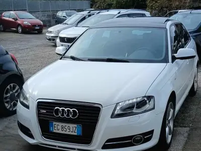 Usata Audi A3 Sportback S-Line 170 CV (125 kW) 2011 Bianco Utilitaria