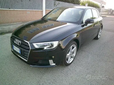 Usata Audi A3 Sport 116 CV (85 kW) 2017 Nero Berlina