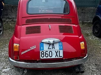 Usata Fiat 500 1960 Rosso Utilitaria