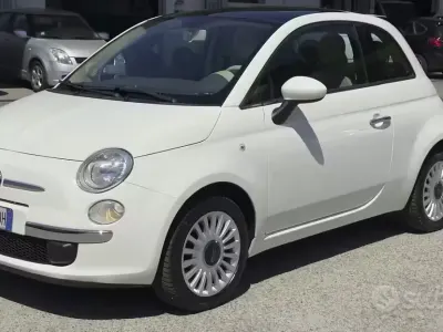 Usata Fiat 500 Lounge 69 CV (50 kW) 2013 Bianco Berlina