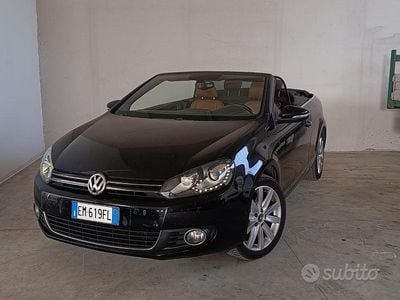 Usata VW Golf Cabriolet 105 CV (77 kW) 2012 Nero Cabrio