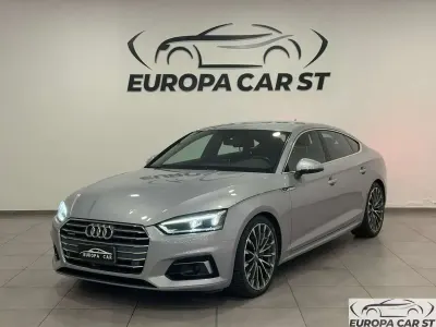 Usata Audi A5 190 CV (139 kW) 2018 Argento Coupé
