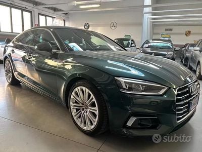 Usata Audi A5 Comfort 190 CV (139 kW) 2017 Verde Coupé