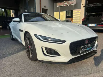 Usata Jaguar F-Type R-Dynamic 300 CV (220 kW) 2021 Bianco Cabrio