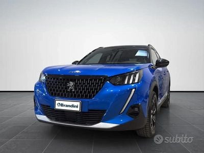 Usata Peugeot 2008 GT 110 CV (80 kW) 2022 Azzurro tetto nero SUV