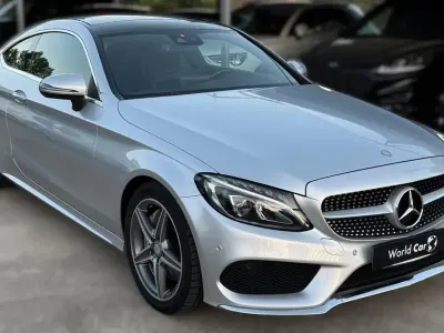 Usata Mercedes C250 Premium Plus 204 CV (150 kW) 2017 Argento Coupé