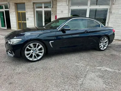 Usata BMW 420 Luxury Line 184 CV (135 kW) 2015 Blu/azzurro Cabrio