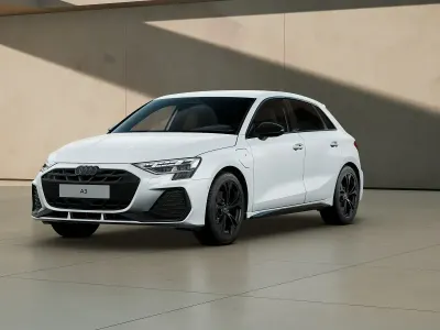 Nuova Audi A3 S-Line 204 CV (150 kW) 2026 Bianco ghiacciaio metallizzato Berlina