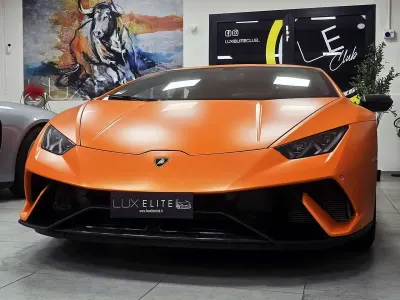Usata Lamborghini Huracán 639 CV (469 kW) 2018 Arancione antheus Coupé