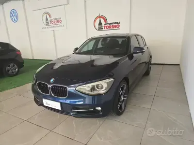 Usata BMW 116 Efficient Dynamics 116 CV (85 kW) 2013 Blu Utilitaria