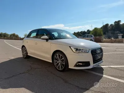 Usata Audi A1 S-Line 90 CV (66 kW) 2018 Bianco Berlina