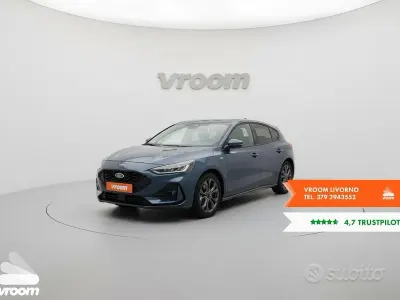 Usata Ford Focus ST-Line 125 CV (91 kW) 2022 Blu Berlina