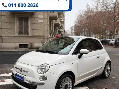 Usata Fiat 500 Lounge 69 CV (50 kW) 2014 Bianco pastello Utilitaria
