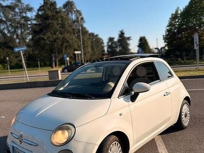 Usata Fiat 500 69 CV (50 kW) 2009 Bianco Cabrio