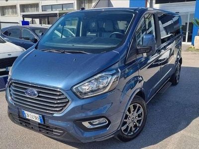 Usata Ford Tourneo Custom Titanium 150 CV (110 kW) 2023 Blu Furgone