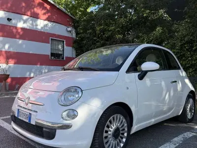 Usata Fiat 500 Lounge 69 CV (50 kW) 2010 Bianco Utilitaria