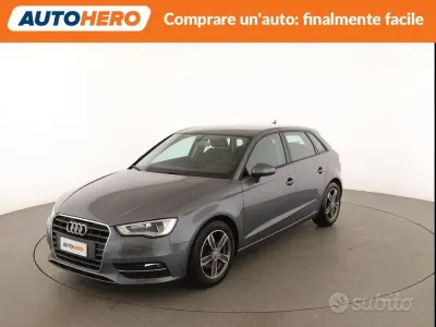 Usata Audi A3 Ambition 110 CV (80 kW) 2015 Grigio Berlina