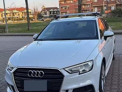 Usata Audi A3 S-Line 116 CV (85 kW) 2018 Bianco Berlina