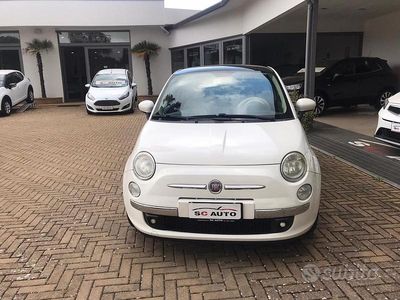 Usata Fiat 500 Lounge 69 CV (50 kW) 2009 Bianco Cabrio