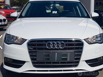 Usata Audi A3 Comfort 110 CV (80 kW) 2014 Bianco Berlina