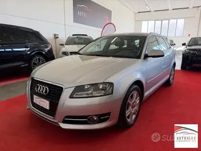 Usata Audi A3 Attraction 105 CV (77 kW) 2014 Argento Berlina
