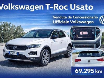 Usata VW T-Roc Style 110 CV (80 kW) 2021 Bianco SUV