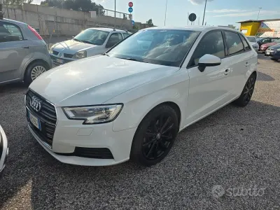 Usata Audi A3 150 CV (110 kW) 2020 Bianco Berlina