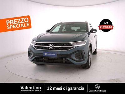 Usata VW T-Roc R-line 110 CV (80 kW) 2024 Blu SUV