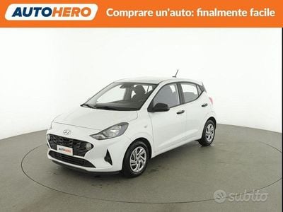 Usata Hyundai i10 Advanced 67 CV (49 kW) 2021 Bianco Utilitaria