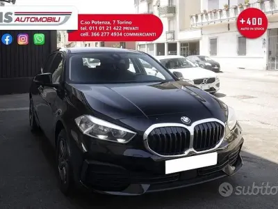 Usata BMW 118 Advantage 140 CV (102 kW) 2020 Nero Utilitaria