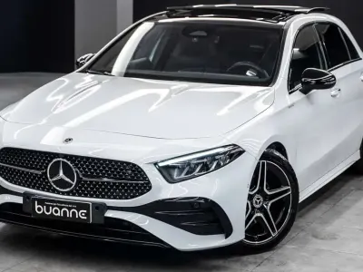 Usata Mercedes A200 AMG Line Premium Plus 150 CV (110 kW) 2023 Bianco metallizzato perlato Cabrio
