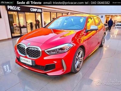 Begagnad BMW M135 Efficient Dynamics 306 HK (225 kW) 2019 Röd Halvkombi