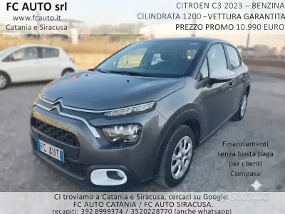 Usata Citroën C3 PureTech 83 CV (61 kW) 2023 Grigio Utilitaria