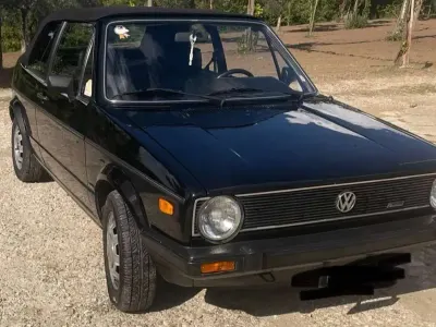 Usata VW Golf Cabriolet 50 CV (36 kW) 1983 Nero Cabrio