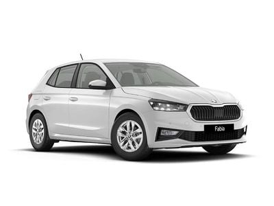Ny Skoda Fabia 80 HK (58 kW) 2026 Vit Halvkombi
