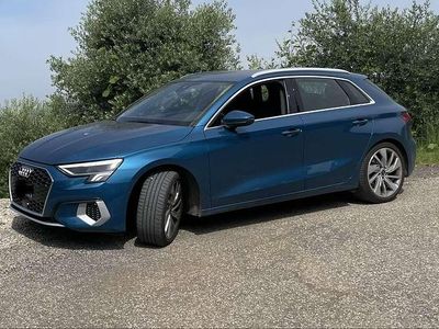 Usata Audi A3 Advanced 150 CV (110 kW) 2021 Blu/azzurro Berlina