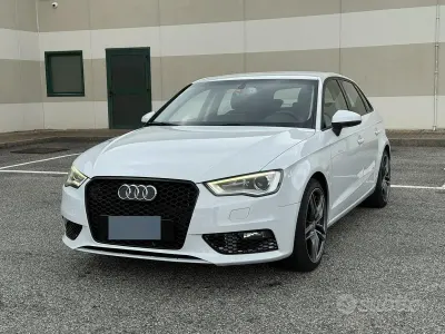 Usata Audi A3 S-Line 150 CV (110 kW) 2014 Bianco Berlina