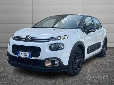 Usata Citroën C3 Shine 102 CV (75 kW) 2019 Bianco Utilitaria