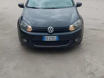 Usata VW Golf VI 105 CV (77 kW) 2010 Nero Berlina