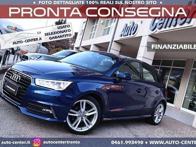 Usata Audi A1 S-Line 95 CV (69 kW) 2016 Blu Utilitaria