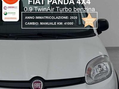 Usata Fiat Panda 4x4 S 86 CV (63 kW) 2020 Bianco Utilitaria